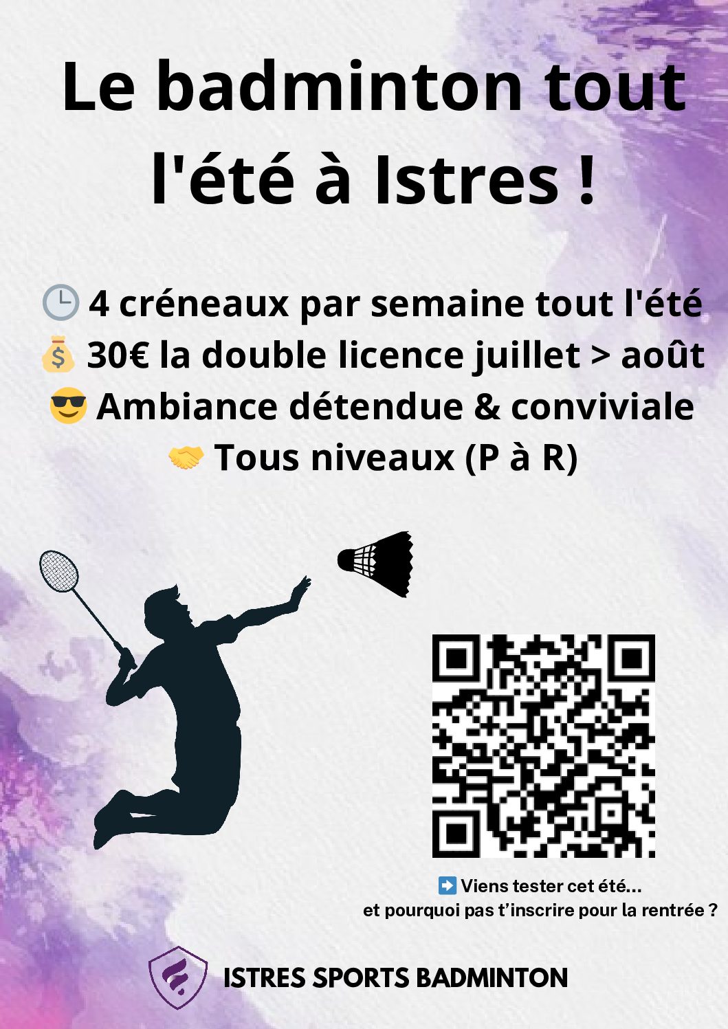 Licence Estivale/Double Adhésion Estivale !!!